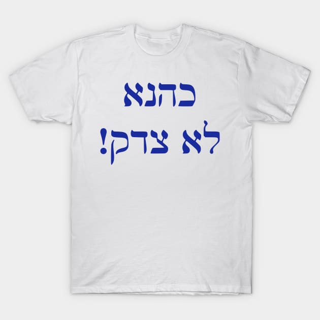 Kahane Wasn't Right T-Shirt by dikleyt